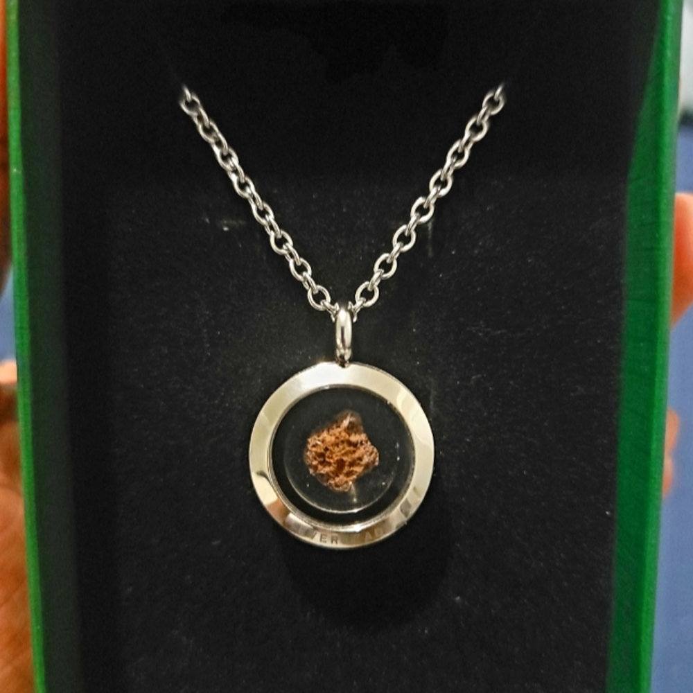 Lava rock necklace